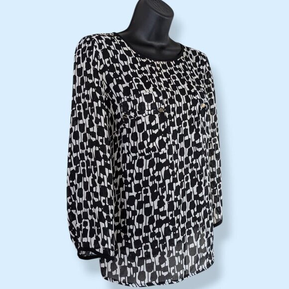 Vintage Cynthia Rowley Sheer Blouse - Picture 2 of 8